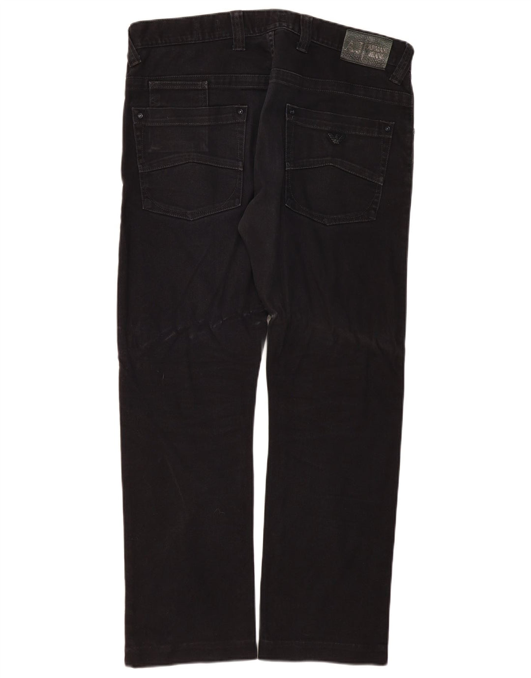 Armani Mens J08 Slim Jeans W36 L30 Algodón Negro