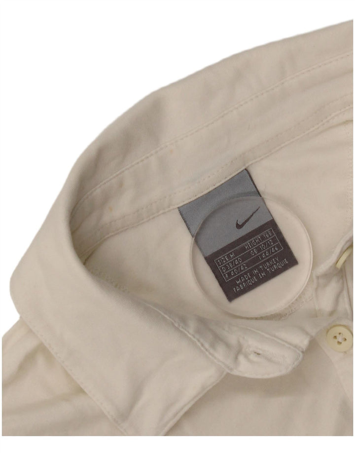 Nike Polo corto para mujer Reino Unido 10/12 Mediano Blanco