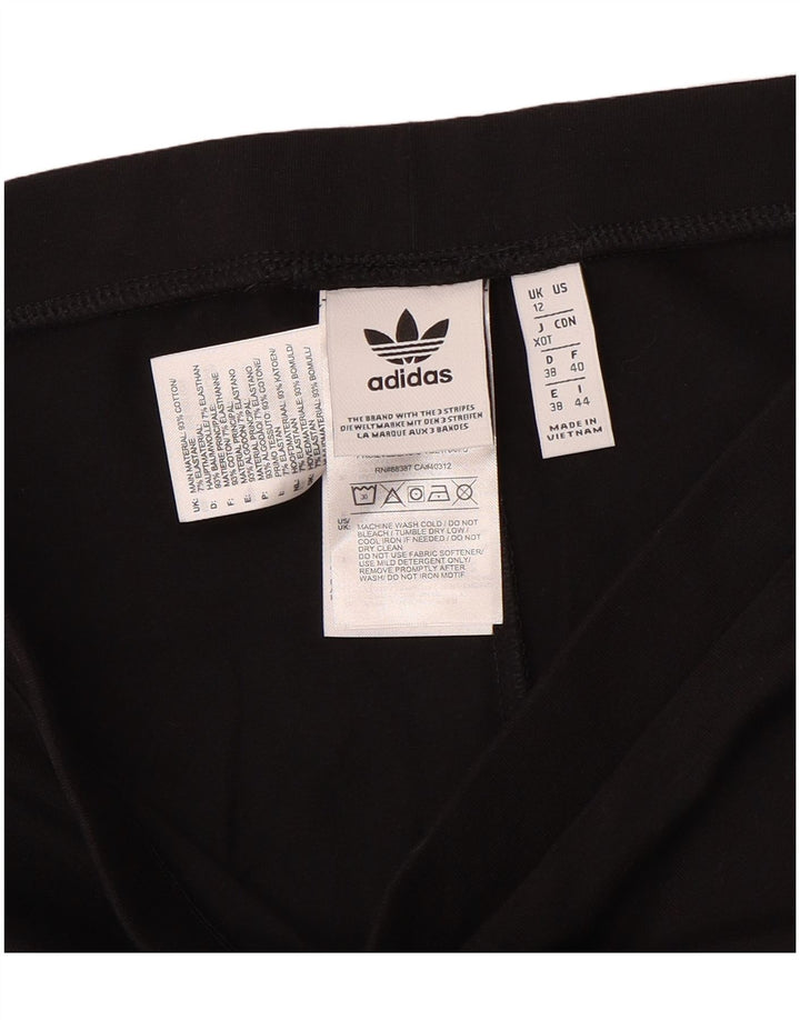 Adidas Leggings para mujer Reino Unido 12 Mediano Negro Algodón