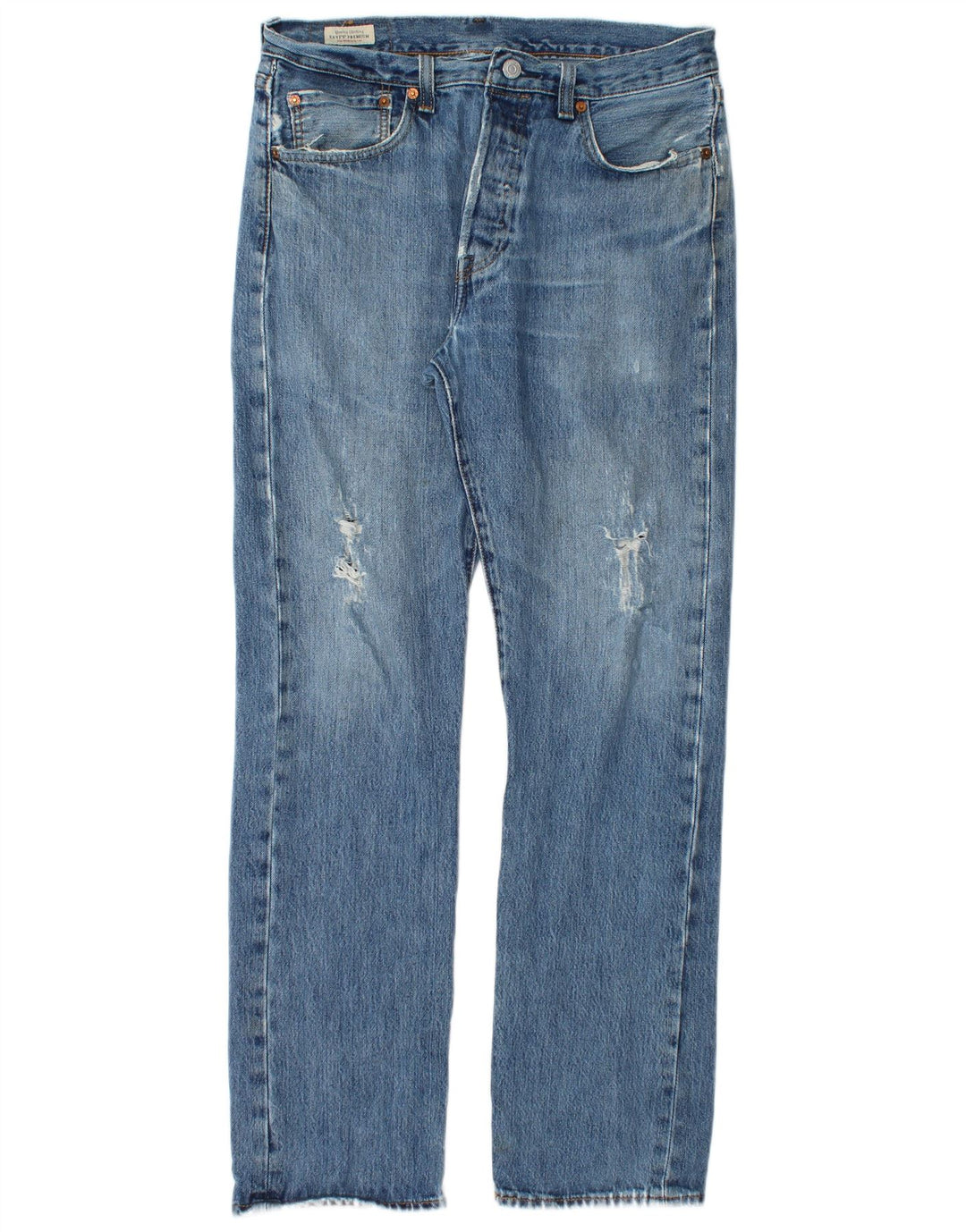 Levi's Hombre 501 Vaqueros Rectos W32 L32 Algodón Azul