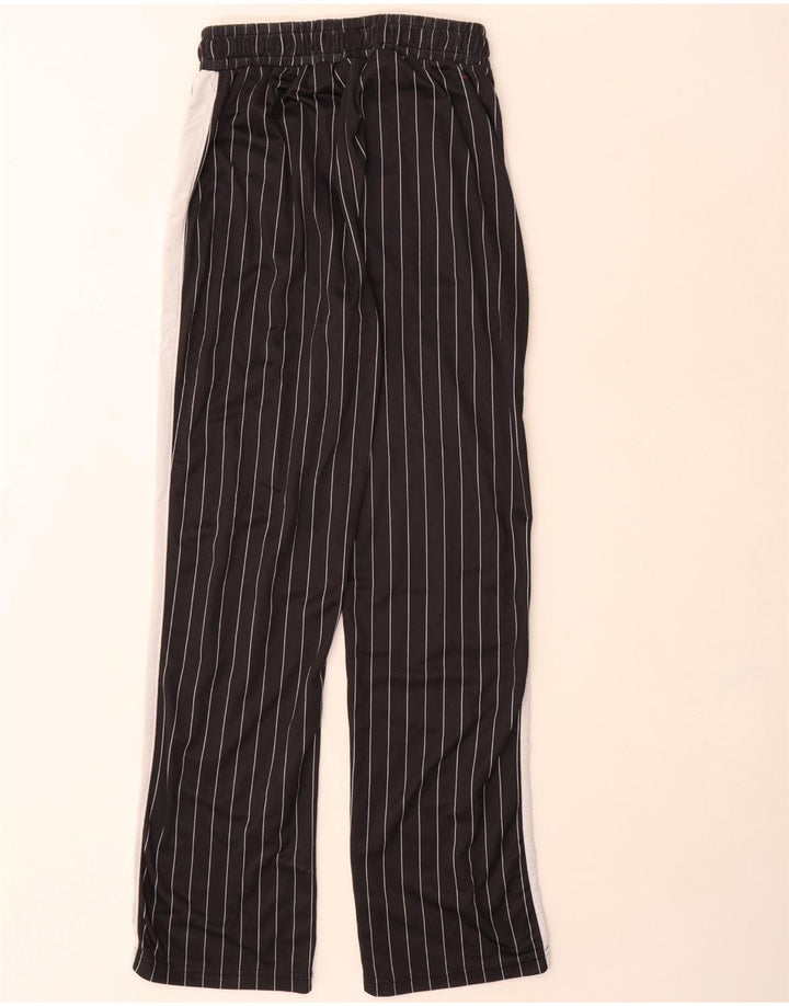 Fila Pantalones de chándal para mujer UK 10/12 Medium Negro Poliéster a rayas