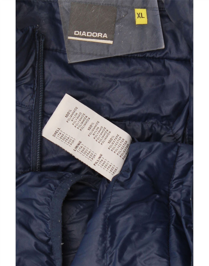 DIADORA Chaqueta acolchada hombre ES 42 XL Azul marino Poliamida