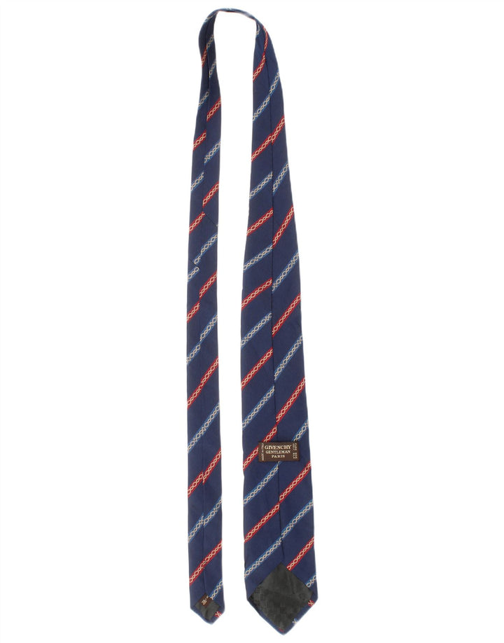 Corbata Givenchy Para Hombre Talla Única Clásica De Seda A Rayas Azul