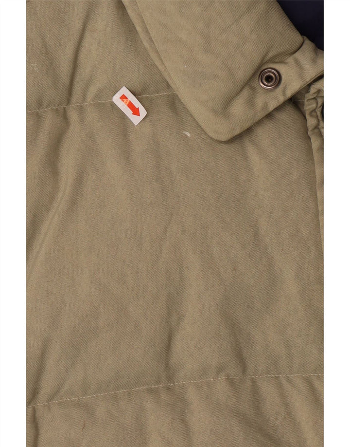 Asics Chaleco acolchado para hombre UK 40 Large Beige Poliamida