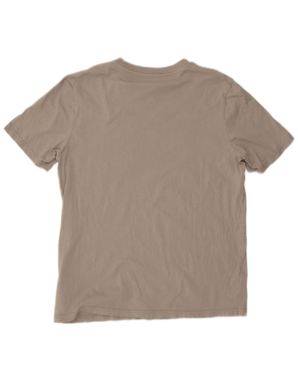 Puma Camiseta gráfica para hombre Top de algodón gris medio