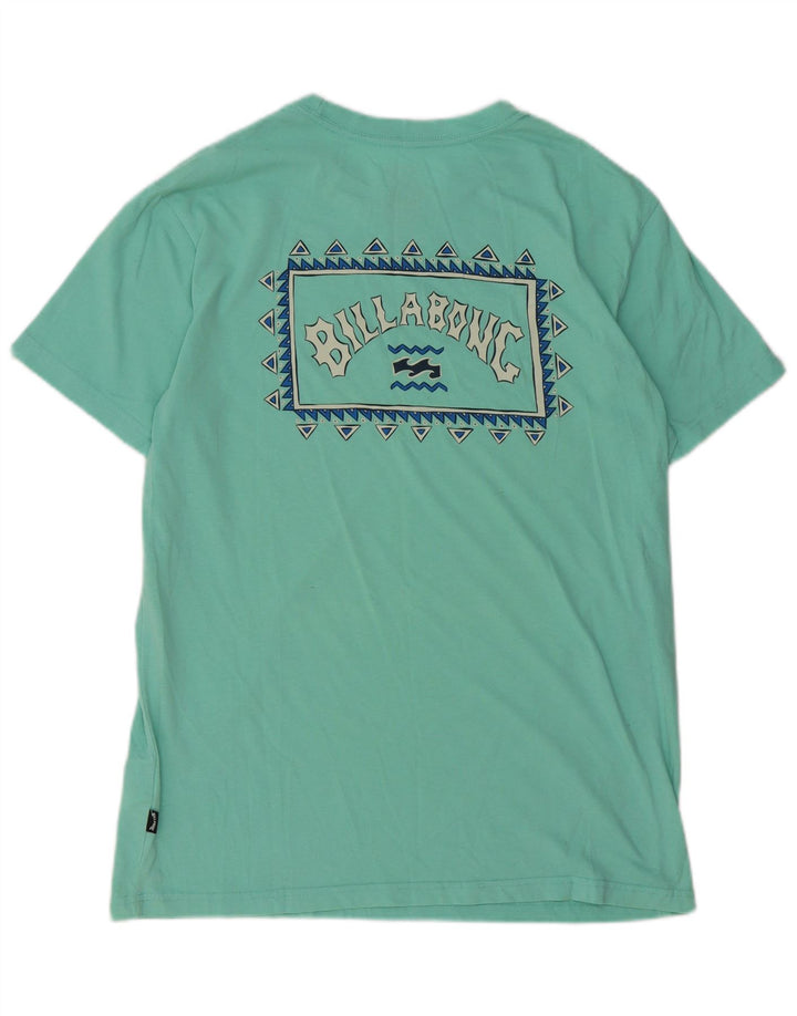 Billabong Hombre Camiseta Gráfica Top Poliéster Verde Medio