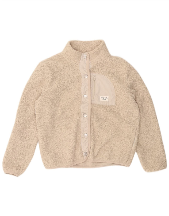ABERCROMBIE & FITCH Forro Polar Niña 13-14 Años Beige Poliéster