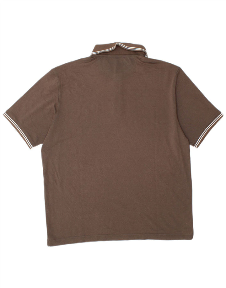 Champion Polo De Ajuste Fácil Para Hombre Grande Marrón