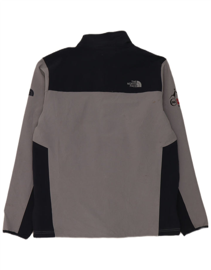The North Face Chaqueta superior de chándal para hombre Poliéster con bloques de color gris grande