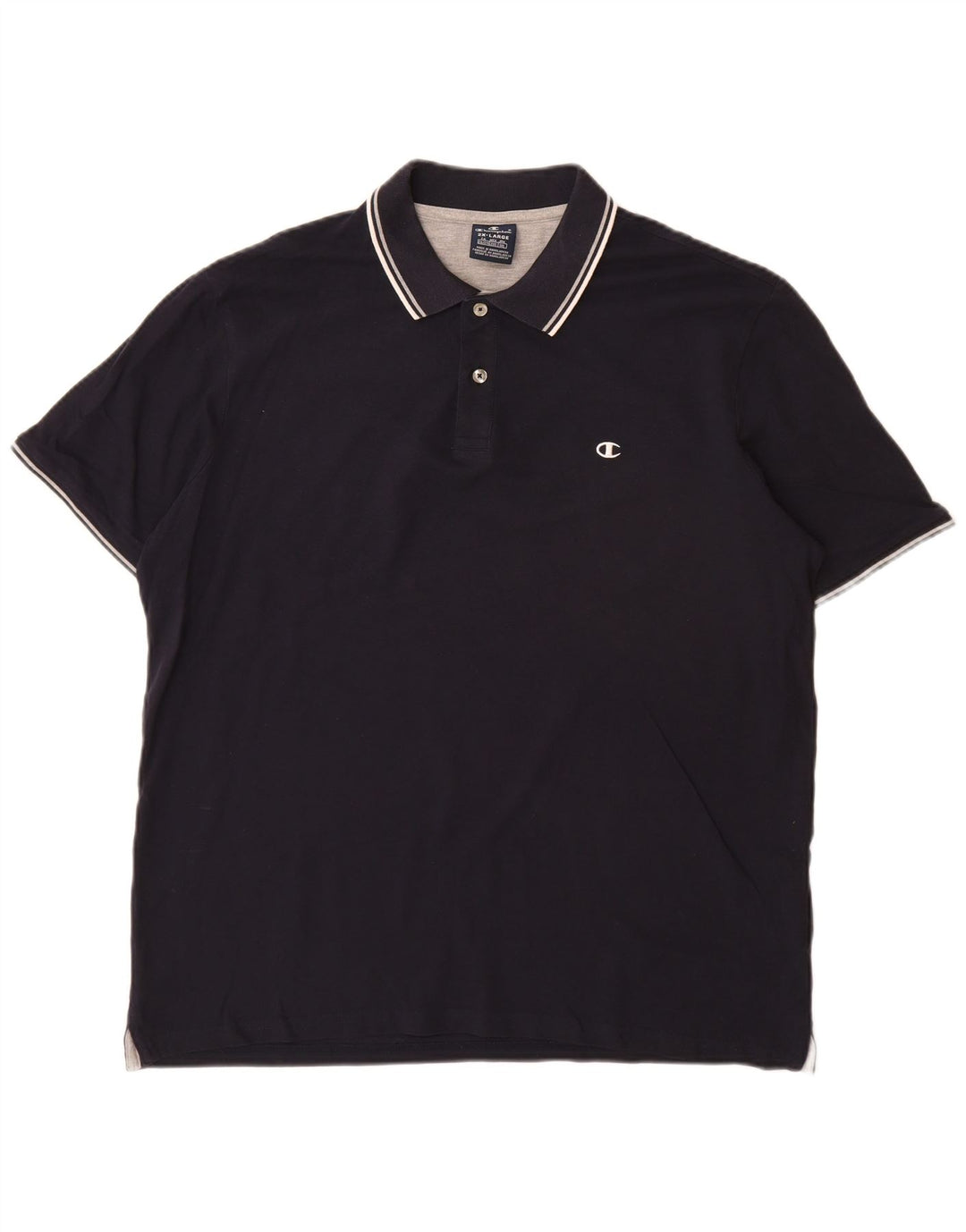 CHAMPION Polo para hombre 2XL Algodón azul marino