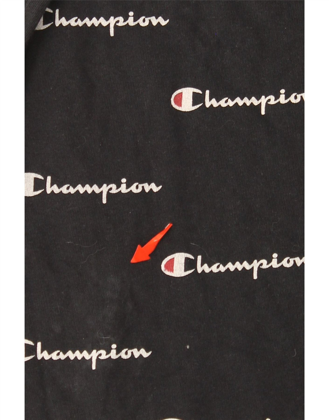 CHAMPION Camiseta gráfica de tejido inverso para hombre XL Negro