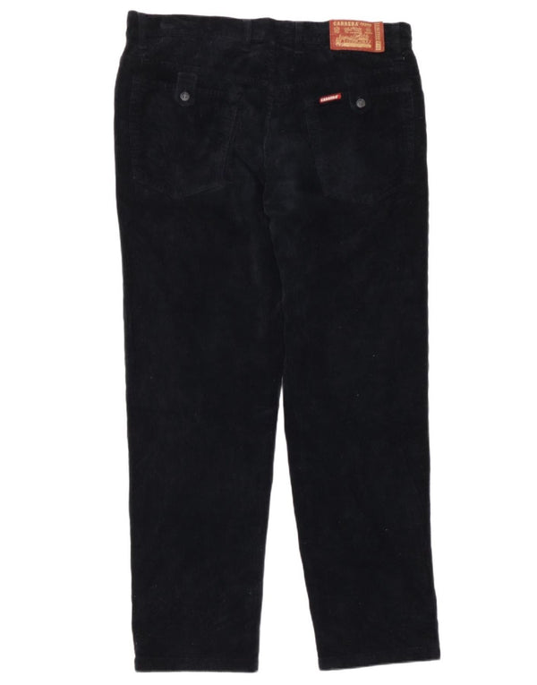 Carrera - Pantalón recto de pana para hombre 700 IT 52 XL W36 L30 Azul marino