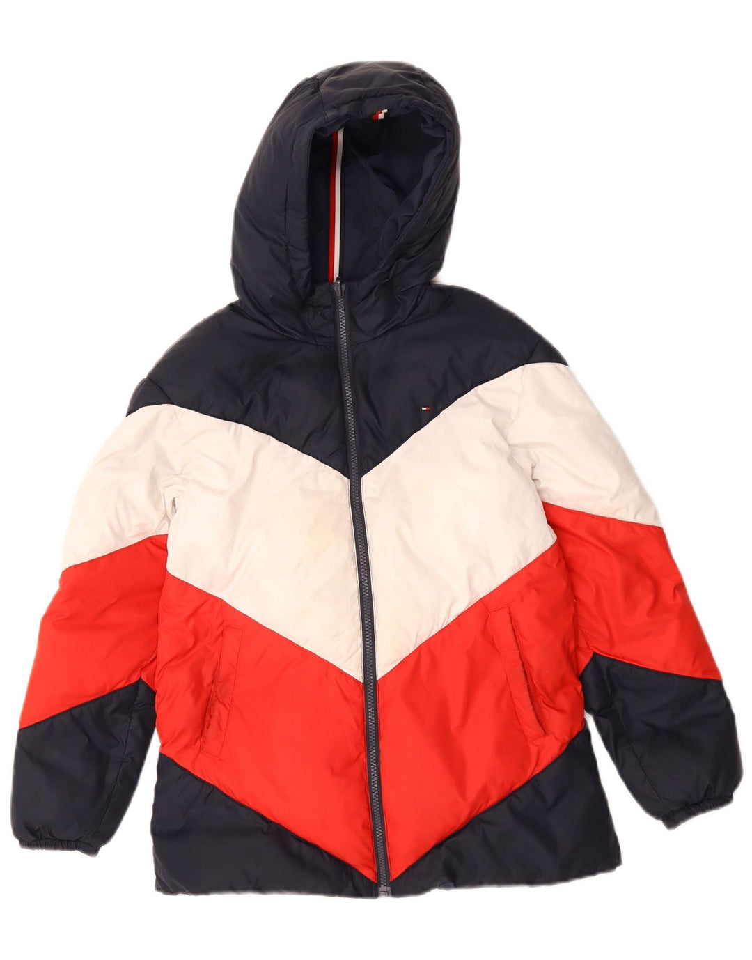Tommy Hilfiger Chaqueta acolchada con capucha para niños 11-12 años Multicolor
