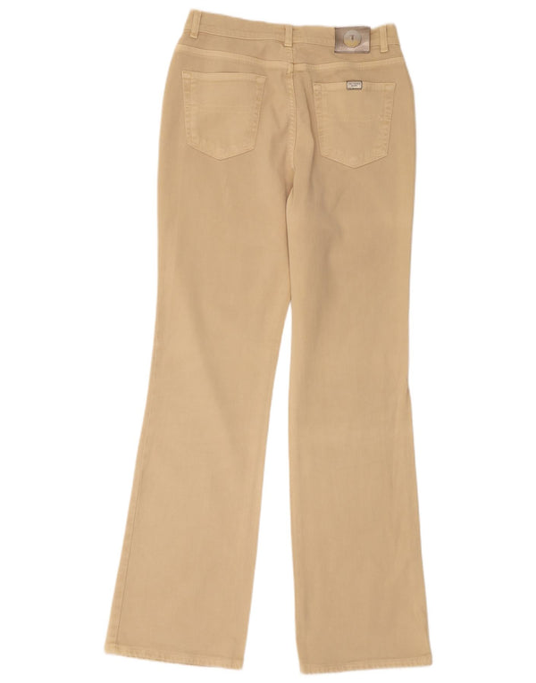Pantalones Hombre Trussardi Bootcut Casual W31 L32 Algodón Beige