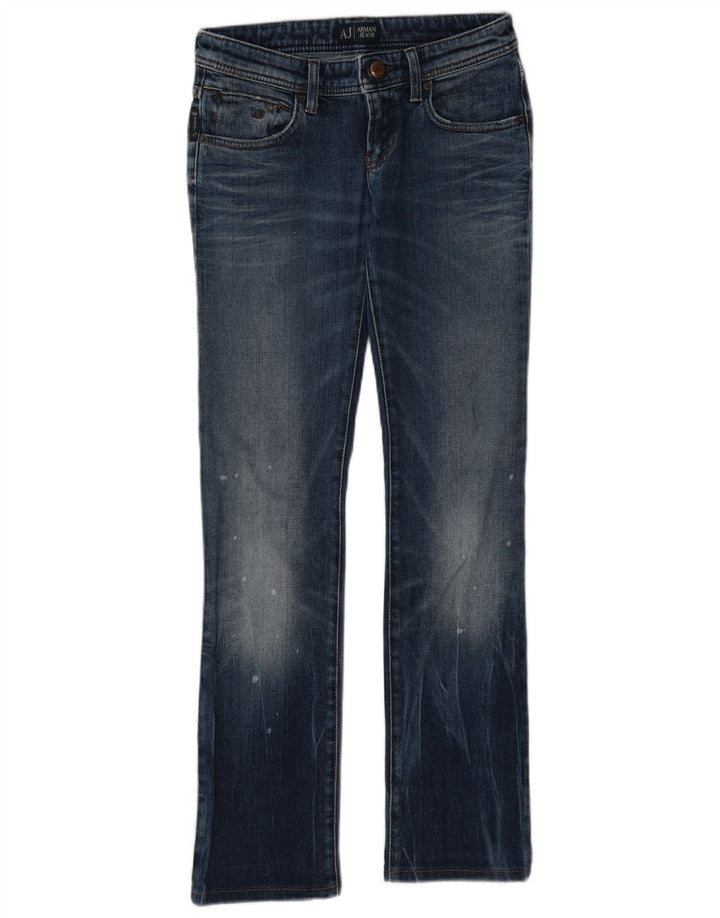 Vaqueros Armani Mujer Slim Bootcut W26 L29 Algodón Azul