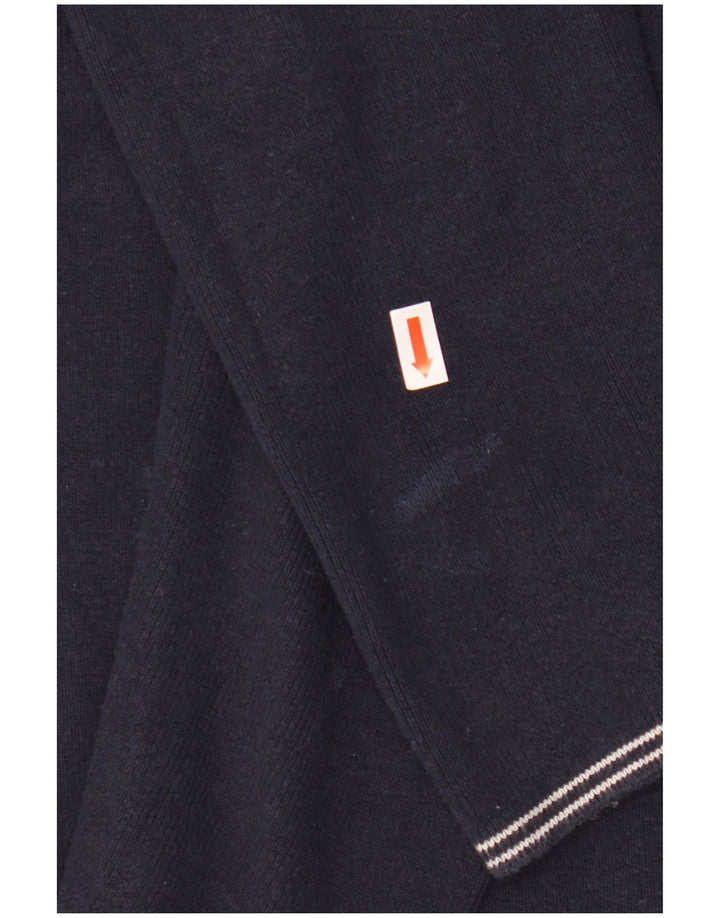 TOMMY HILFIGER Suéter tipo jersey con cuello barco para mujer UK 40 Grande Azul marino