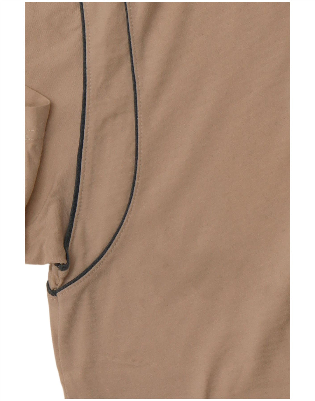 DIADORA Polo Hombre Algodón Color Block Beige Grande