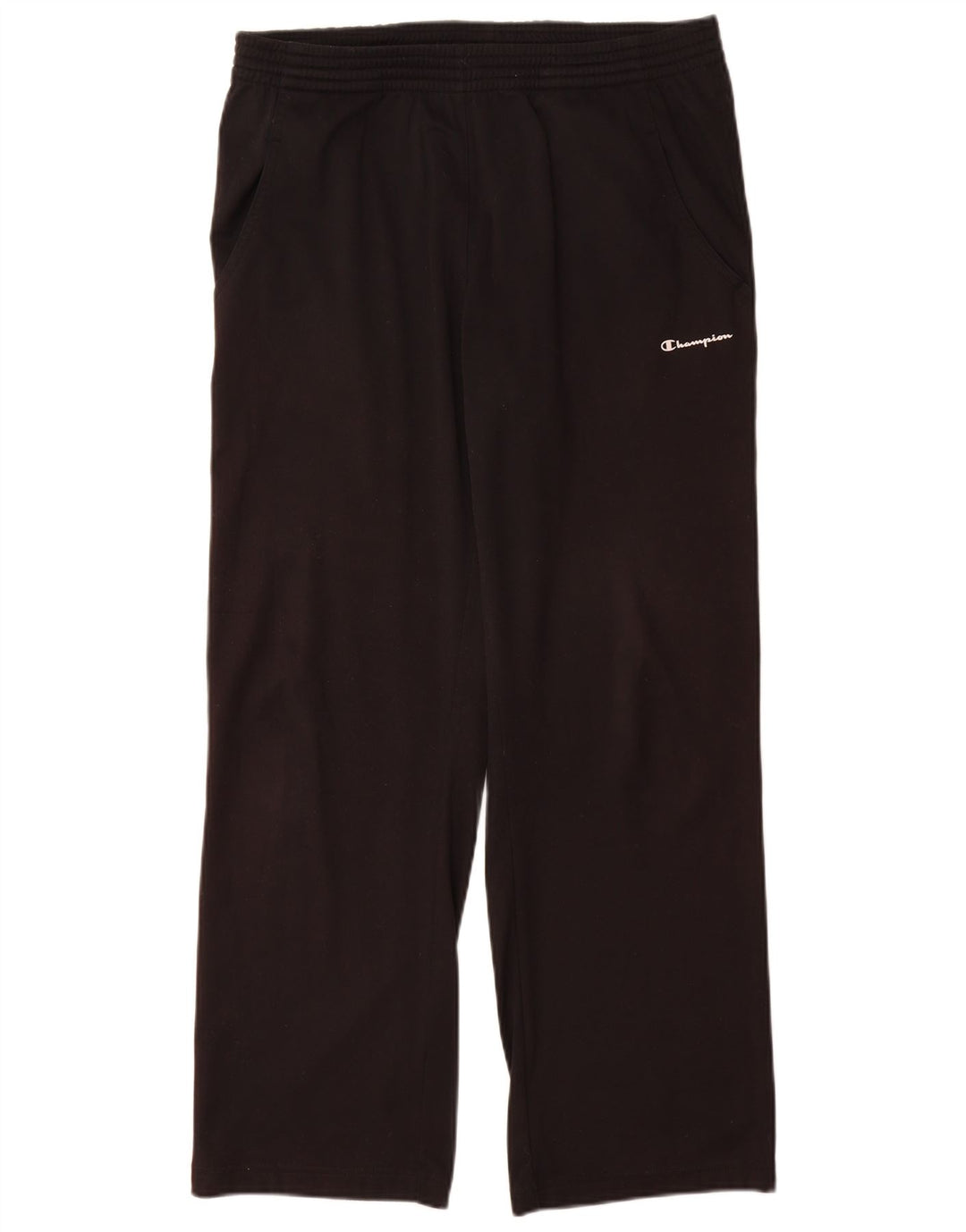 Champion Pantalones De Chándal Para Hombre Poliéster Negro Mediano