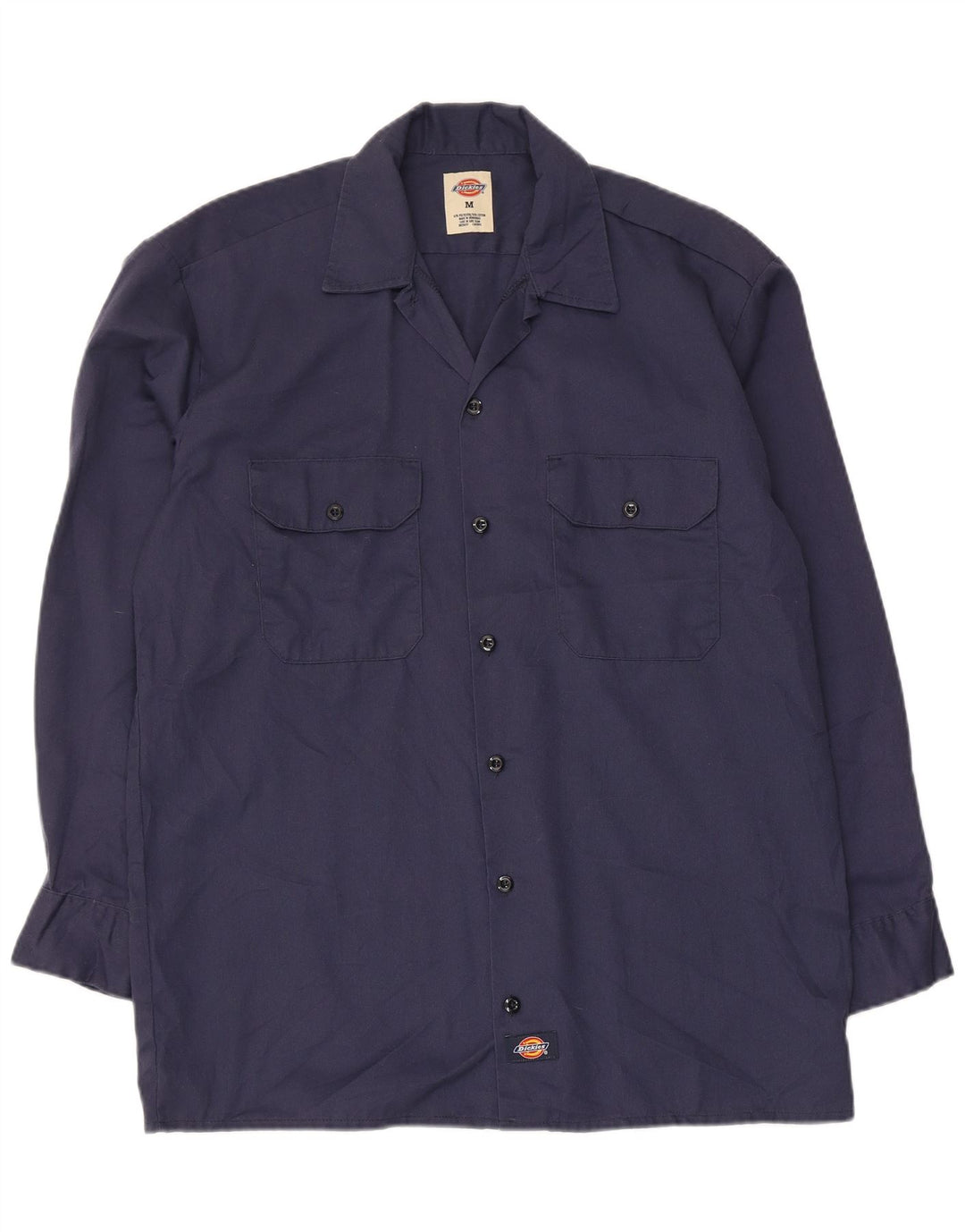 Camisa Dickies Hombre Mediana Azul Marino Poliéster
