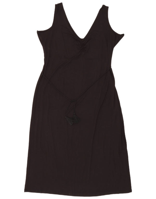 Marks & Spencer Vestido tubo sin mangas para mujer UK 24 4XL Viscosa negra