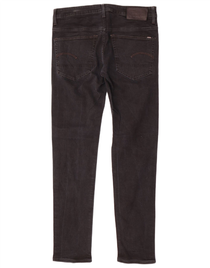 G-Star Hombre 3301 Vaqueros Slim W34 L34 Algodón Negro