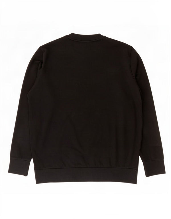 Marks & Spencer Hombre Sudadera Jumper XL Negro Algodón