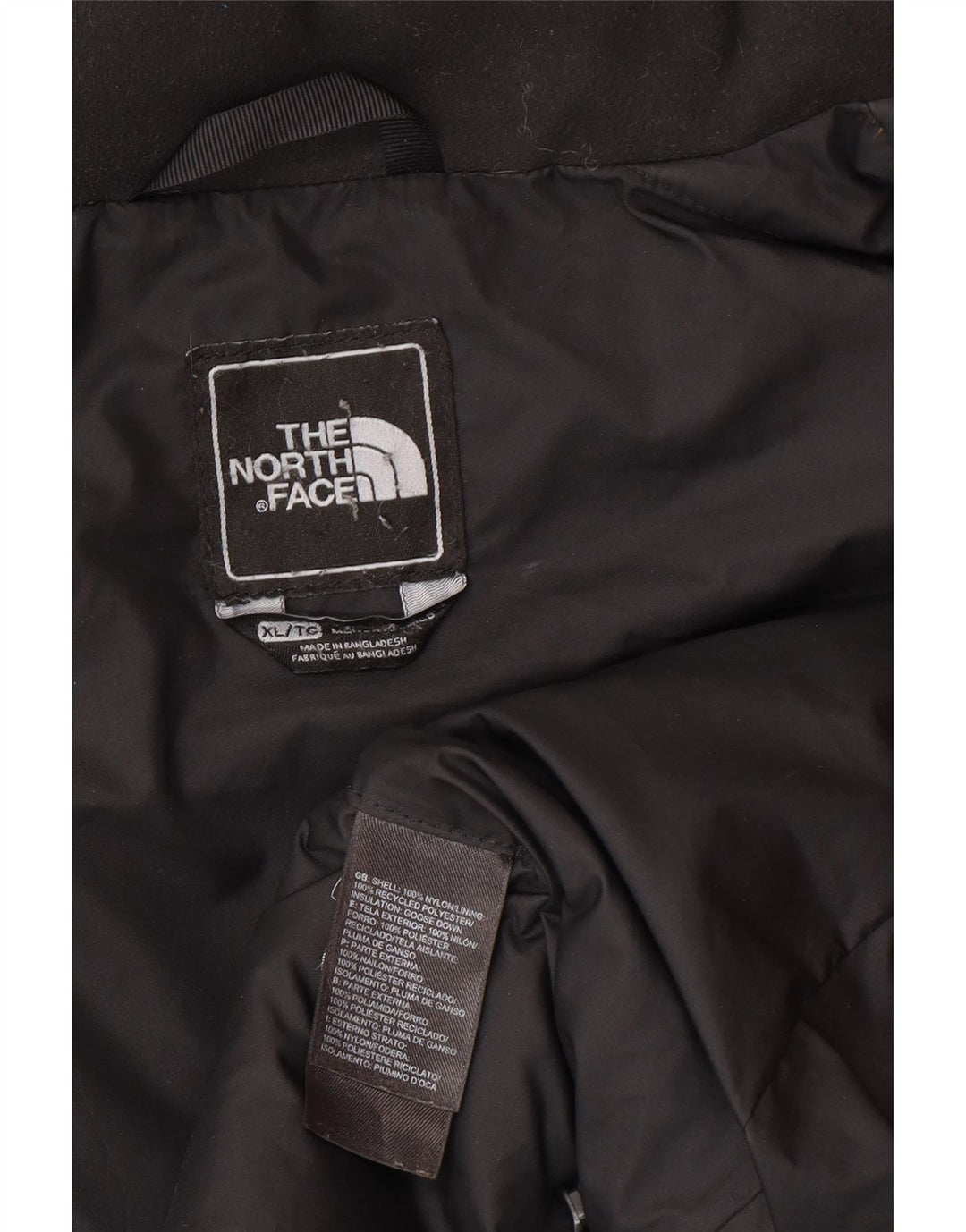 THE NORTH FACE Chaqueta acolchada 550 para hombre UK 42 XL Nylon caqui