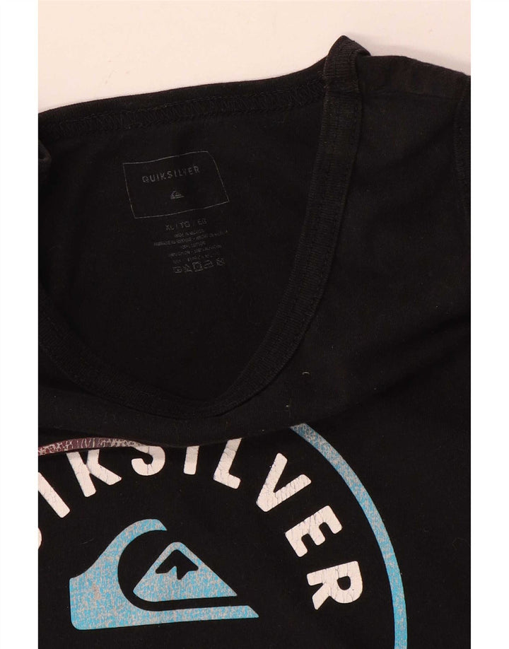 Quiksilver Hombre Graphic Vest Top XL Algodón Negro