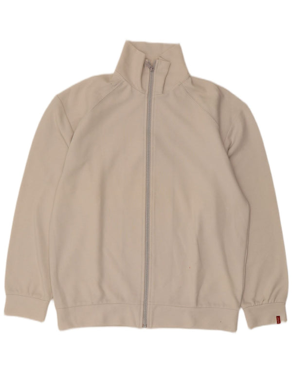 Levi's Mens Chándal Top Chaqueta Mediana De Algodón Blanco Roto