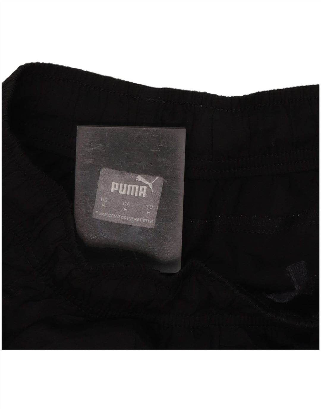 PUMA Pantalones cortos deportivos para hombre mediano negro