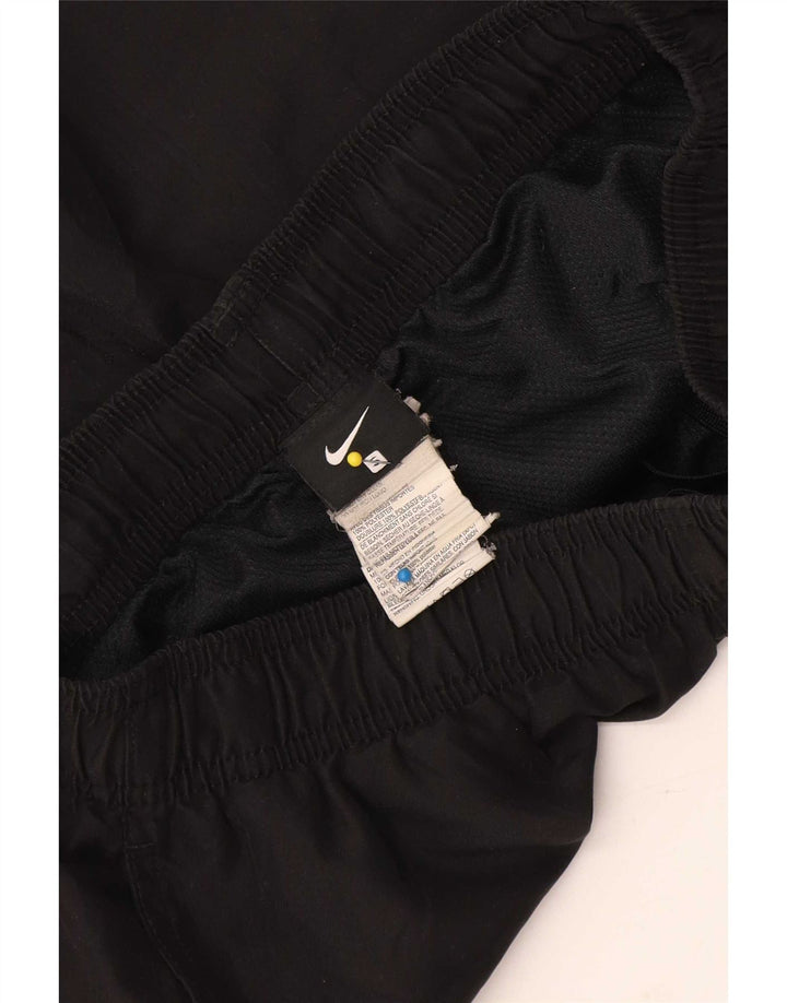 Nike - Pantalones cortos deportivos para hombre, talla pequeña, poliéster negro