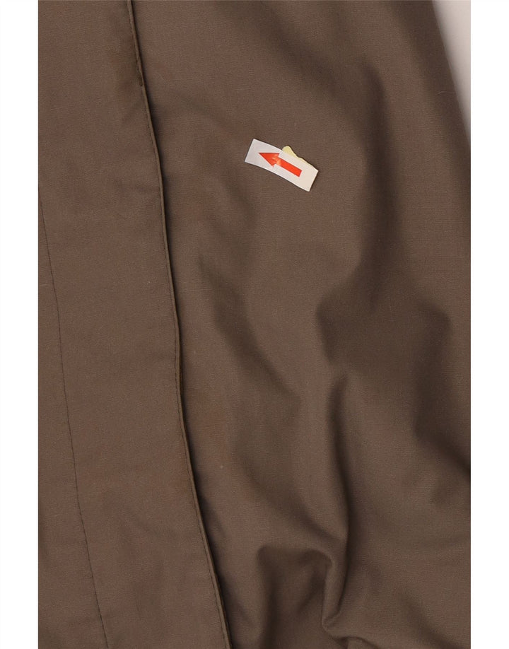Vintage mujer reversible gabardina Reino Unido 20 2XL Beige
