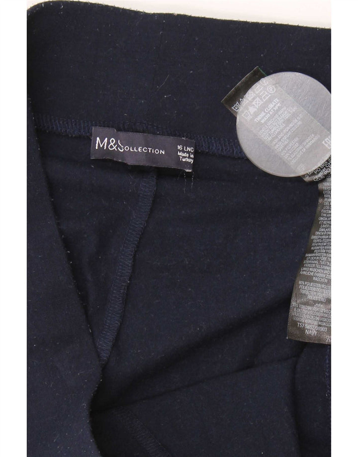 Marks & Spencer Leggings para mujer UK 46 Grande Poliéster azul marino