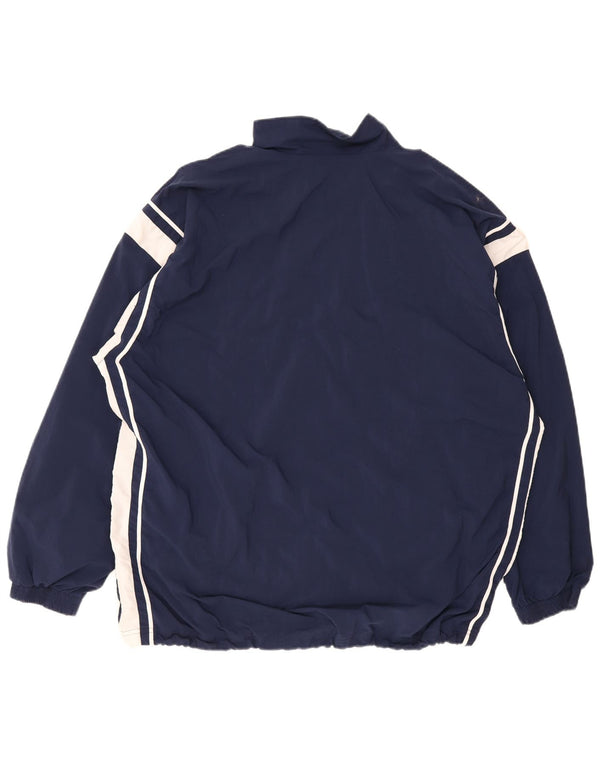 Diadora Hombre Chándal Top Chaqueta 2XL Azul Marino Colorblock Nylon