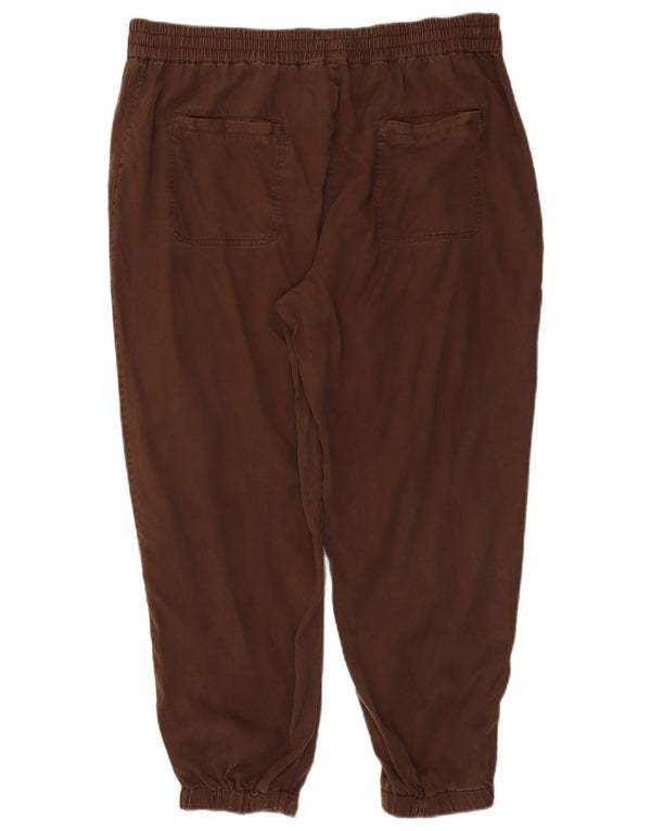 Pantalones cortos tipo jogging para mujer de Fat Face UK 40 Large W38 L25 Lycra marrón