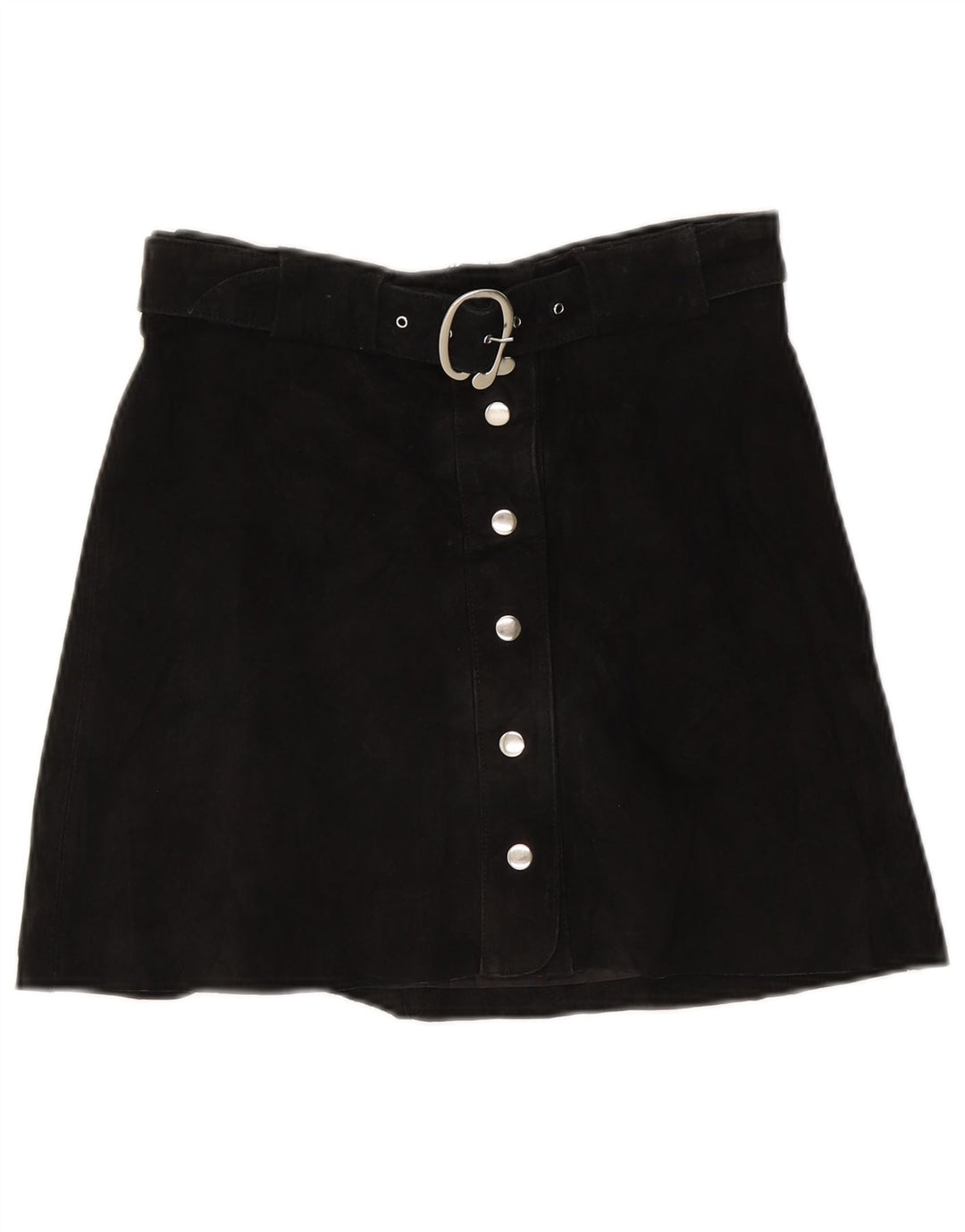 Zara Mujer Mini Falda Mediana W28 Negro