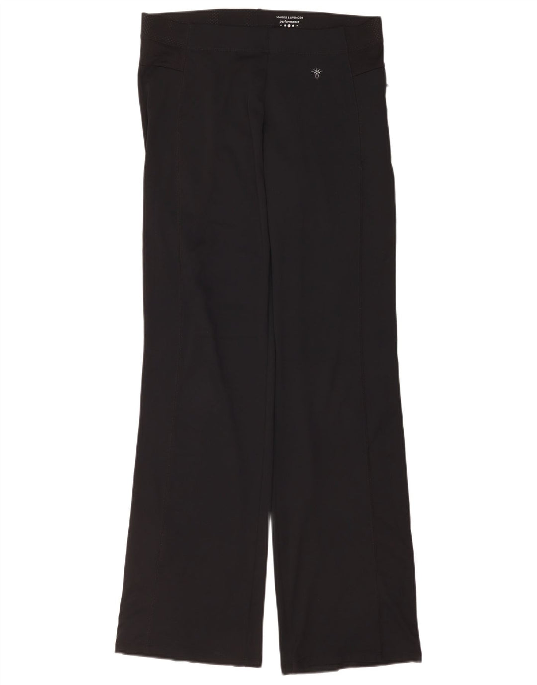 Marks & Spencer Pantalones de chándal de alto rendimiento para mujer, talla 40, talla M, color negro