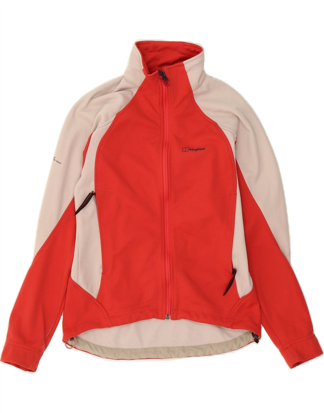 BERGHAUS Womens Tracksuit Top Jacket UK 12 Medium  Red Colourblock Vintage Berghaus and Second-Hand Berghaus from Messina Hembry 