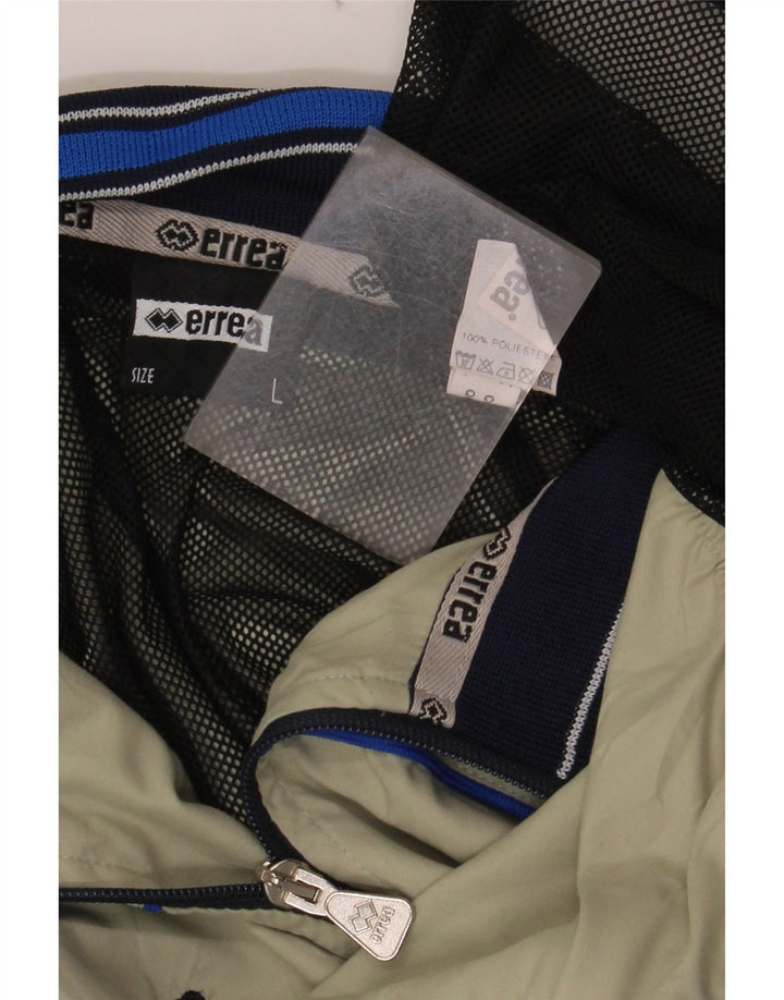 ERREA Chaqueta superior de chándal con gráfico para hombre Poliéster color block verde grande