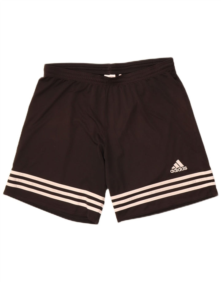 Adidas Mens Climalite Sport Shorts Grande Negro Poliéster