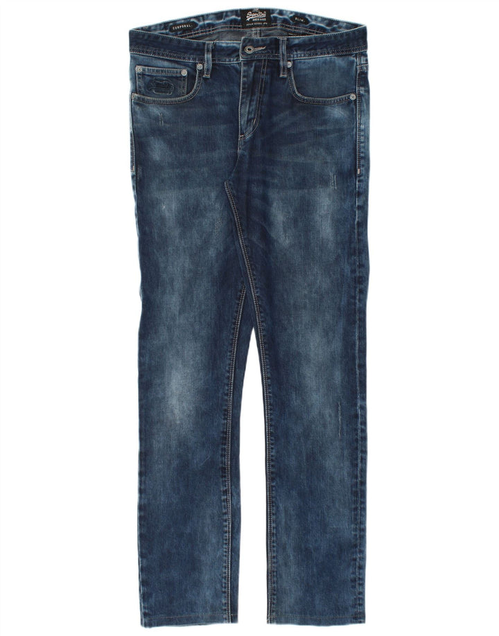 Vaqueros Superdry Corporal Slim para hombre W32 L32 Algodón azul