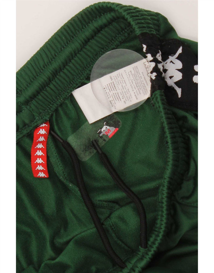 Kappa Hombre Pantalones De Chándal Gráfico Poliéster Color Block Verde Medio
