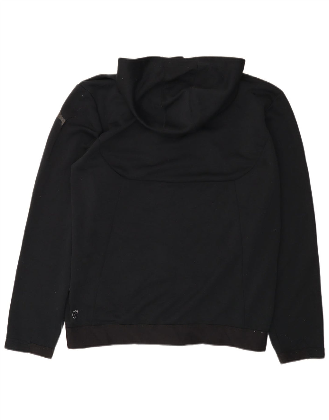 PUMA Suéter con capucha y cremallera para hombre Poliéster negro grande