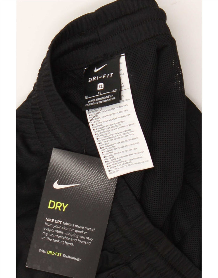 Nike Hombre Dri Fit Chándal Pantalones Joggers XL Negro Poliéster