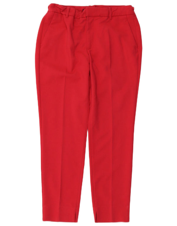 Zara Mujer Pantalón Chino Slim Grande W30 L27 Algodón Rosa