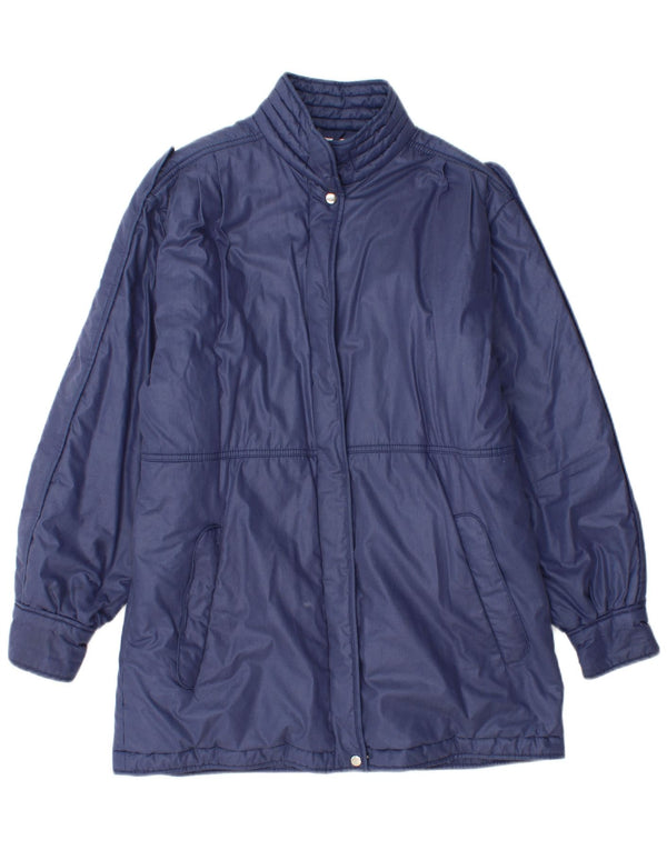 Betty Barclay Abrigo cortavientos militar para mujer EU 36 Small Azul marino