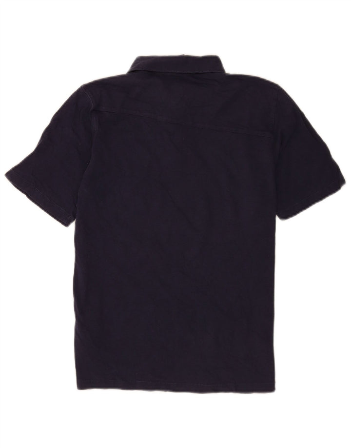Volcom Polo para niño 13-14 años Grande Azul Marino Algodón