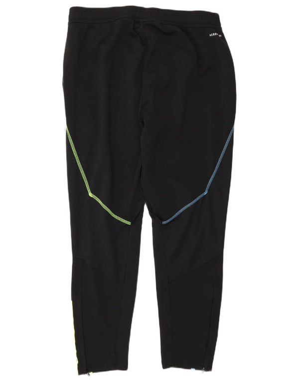 Adidas Hombre Arsenal Slim Fit Chándal Pantalones Joggers Grande Negro