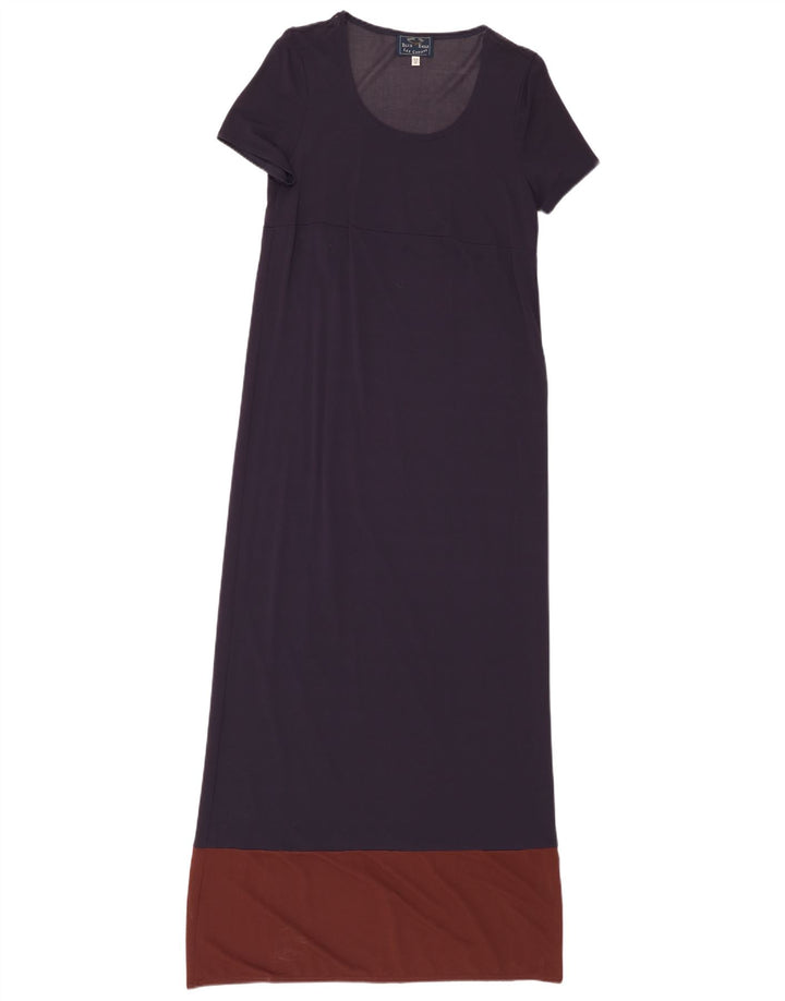 Vestido largo Les Copains Blue Eagle para mujer IT 42 Medium Navy Colorblock