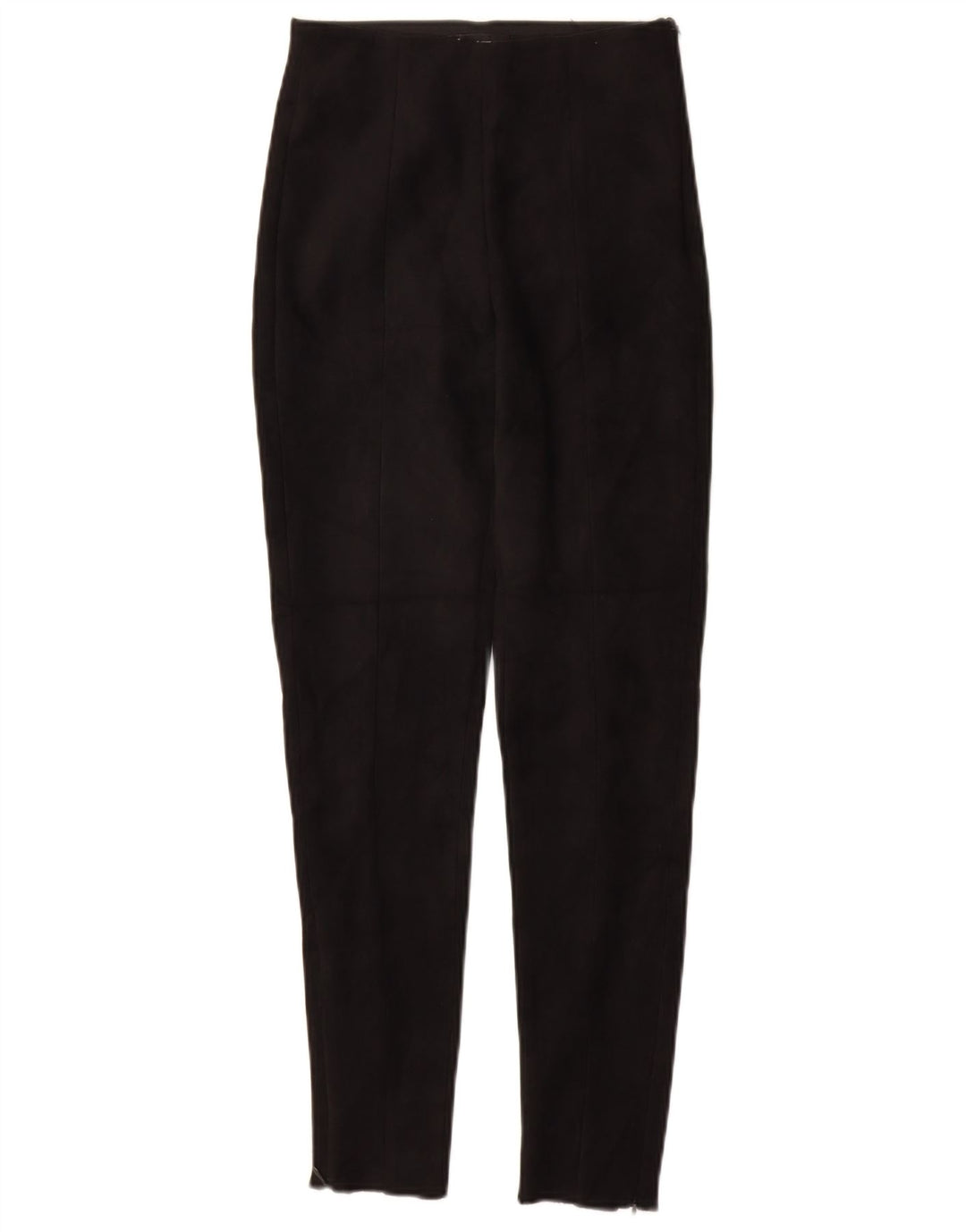 ZARA Mujer Pantalón Casual Pitillo XS W24 L27 Negro